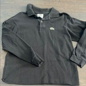Lacoste Black Polo with Iconic Logo